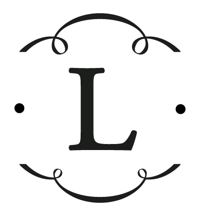 Monogramme Libéron discret sur fond transparent, destiné à l’identité visuelle de la marque.
