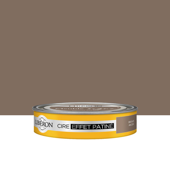 Pot de cire Libéron Effet Patiné, teinte Bronze Ancien