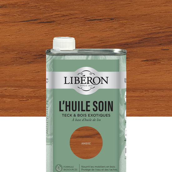 Pot de l'huile Libéron L'Huile Soin, teinte Ambré