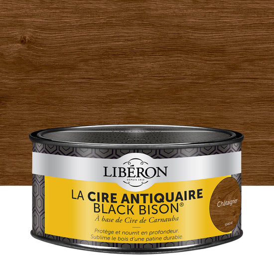 Pot de cire Libéron La Cire Antiquaire, teinte Châtaignier