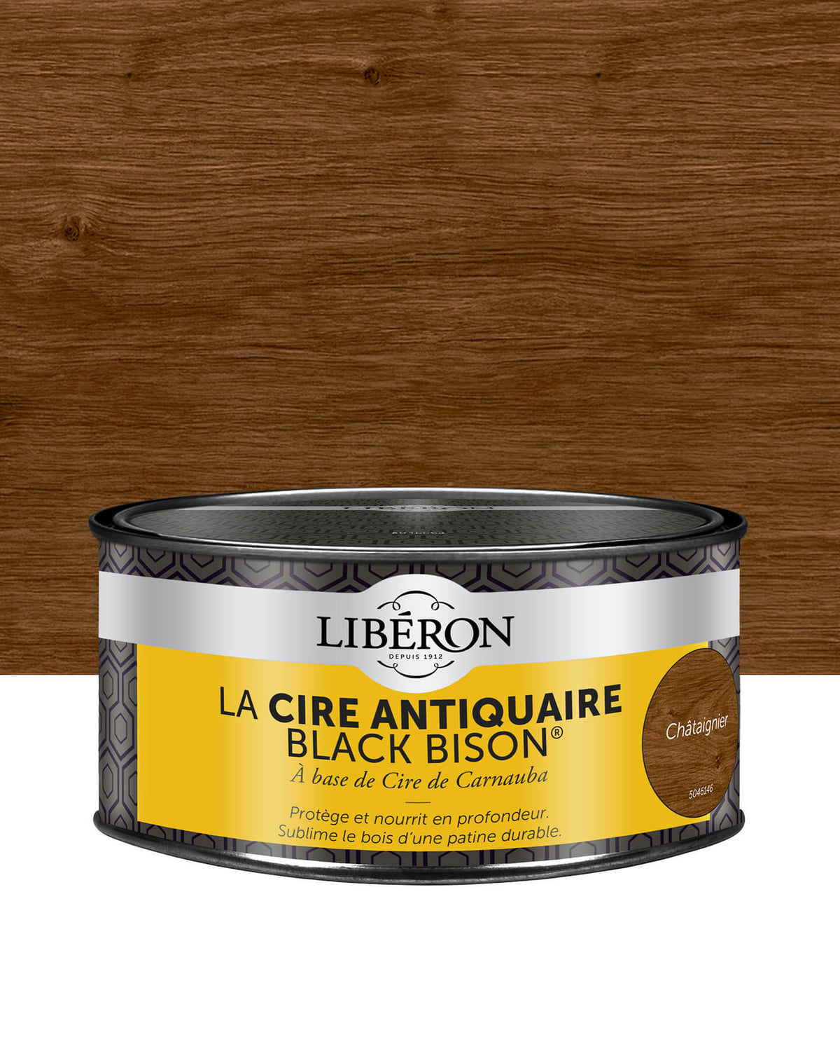 Pot de cire Libéron La Cire Antiquaire, teinte Châtaignier