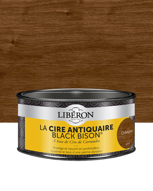 Pot de cire Libéron La Cire Antiquaire, teinte Châtaignier