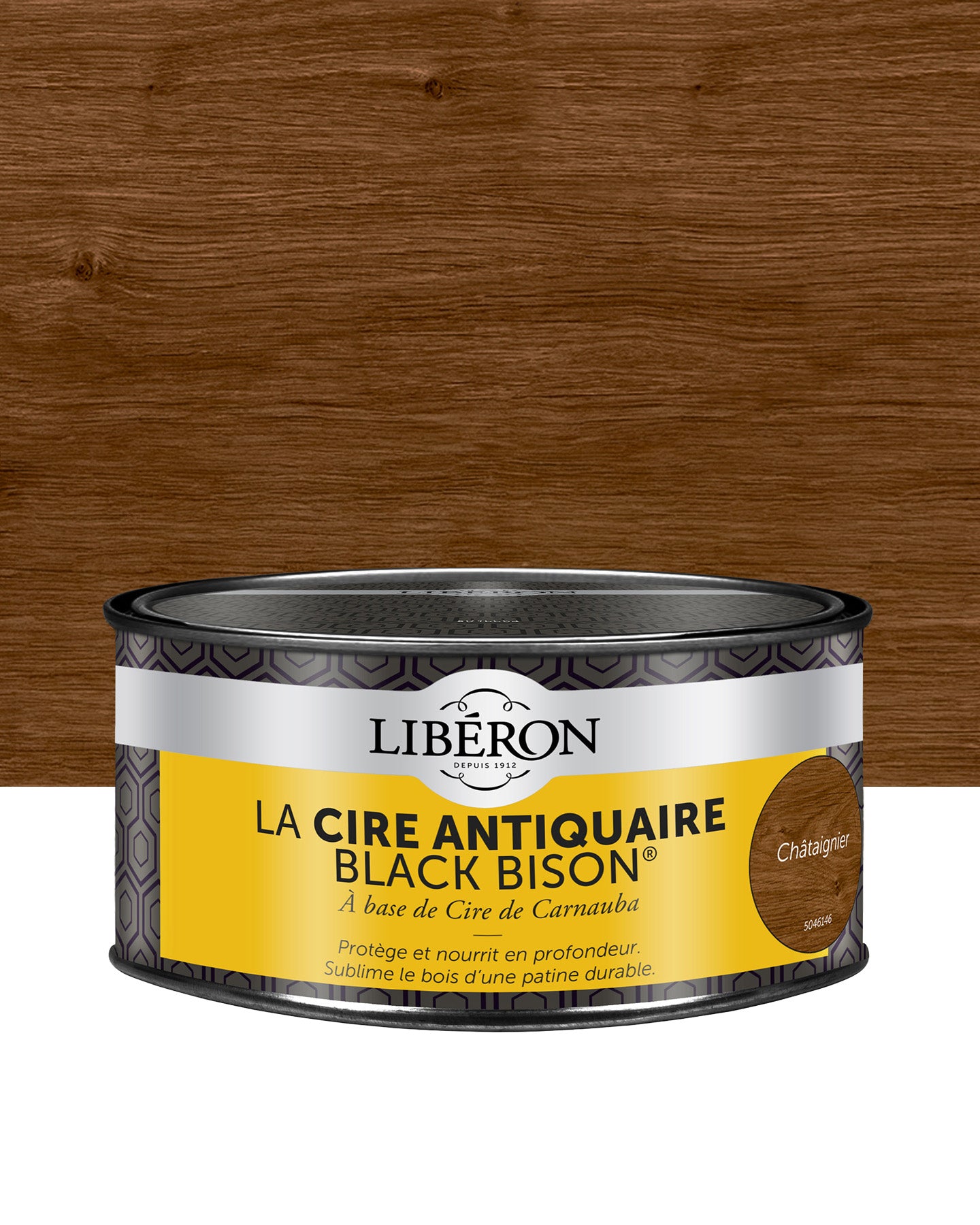 Pot de cire Libéron La Cire Antiquaire, teinte Châtaignier