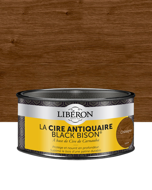 Pot de cire Libéron La Cire Antiquaire, teinte Châtaignier
