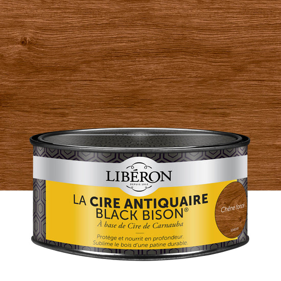 Pot de cire Libéron La Cire Antiquaire, teinte Chêne foncé
