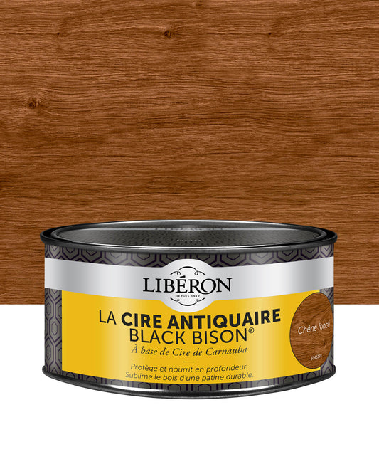 Pot de cire Libéron La Cire Antiquaire, teinte Chêne foncé