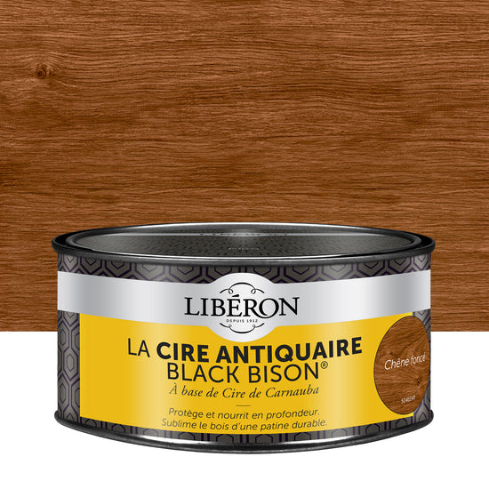 Pot de cire Libéron La Cire Antiquaire, teinte Chêne foncé