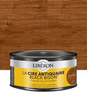 Pot de cire Libéron La Cire Antiquaire, teinte Chêne foncé