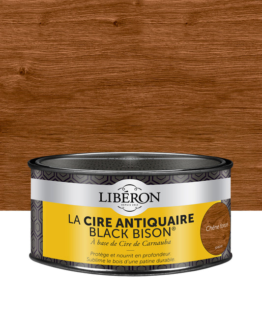 Pot de cire Libéron La Cire Antiquaire, teinte Chêne foncé