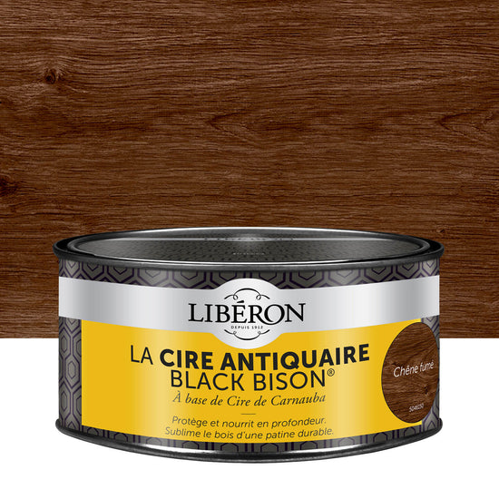 Pot de cire Libéron La Cire Antiquaire, teinte Chêne Fumé