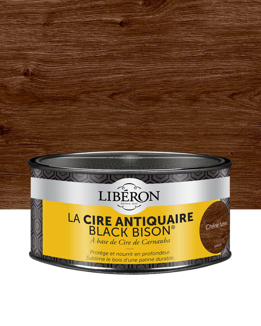 Pot de cire Libéron La Cire Antiquaire, teinte Chêne Fumé
