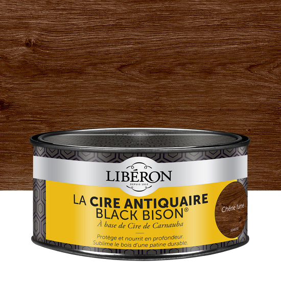 Pot de cire Libéron La Cire Antiquaire, teinte Chêne Fumé