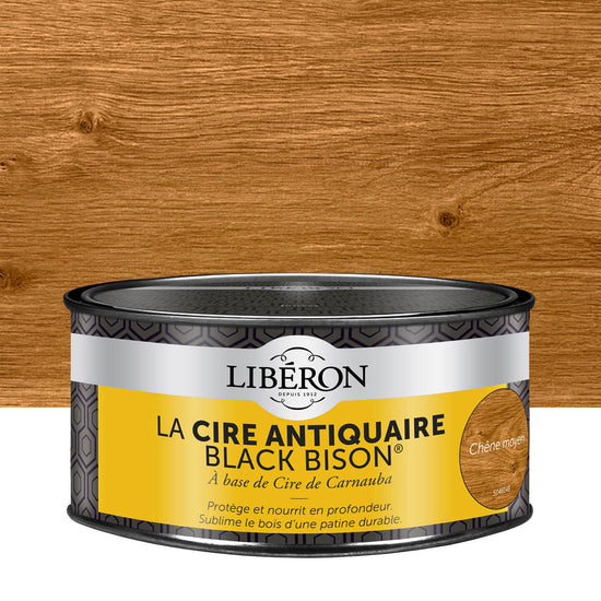 Pot de cire Libéron La Cire Antiquaire, teinte Chêne moyen