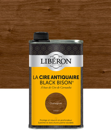 Pot de cire Libéron La Cire Antiquaire, teinte Châtaignier