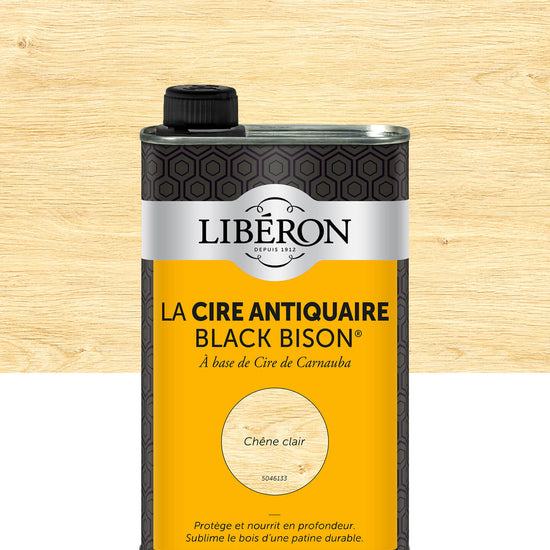 Pot de cire Libéron La Cire Antiquaire, teinte Chêne clair
