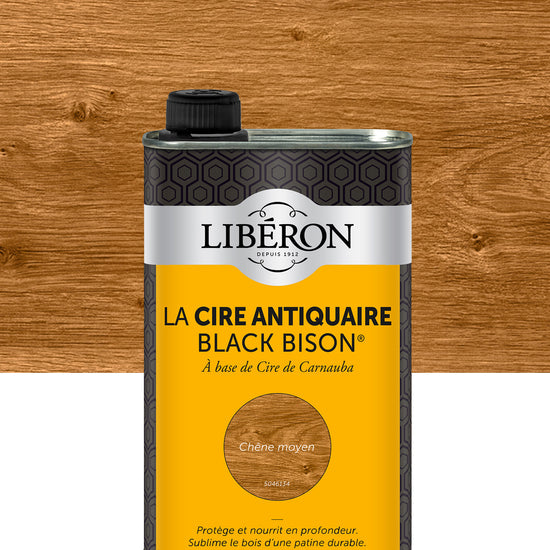 Pot de cire Libéron La Cire Antiquaire, teinte Chêne Moyen