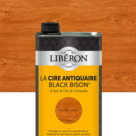 Pot de cire Libéron La Cire Antiquaire, teinte Merisier foncé