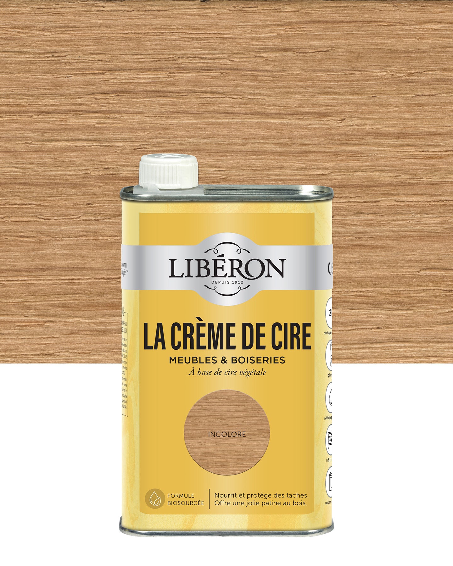 Pot de cire liquide Libéron La Crème de Cire, teinte Incolore