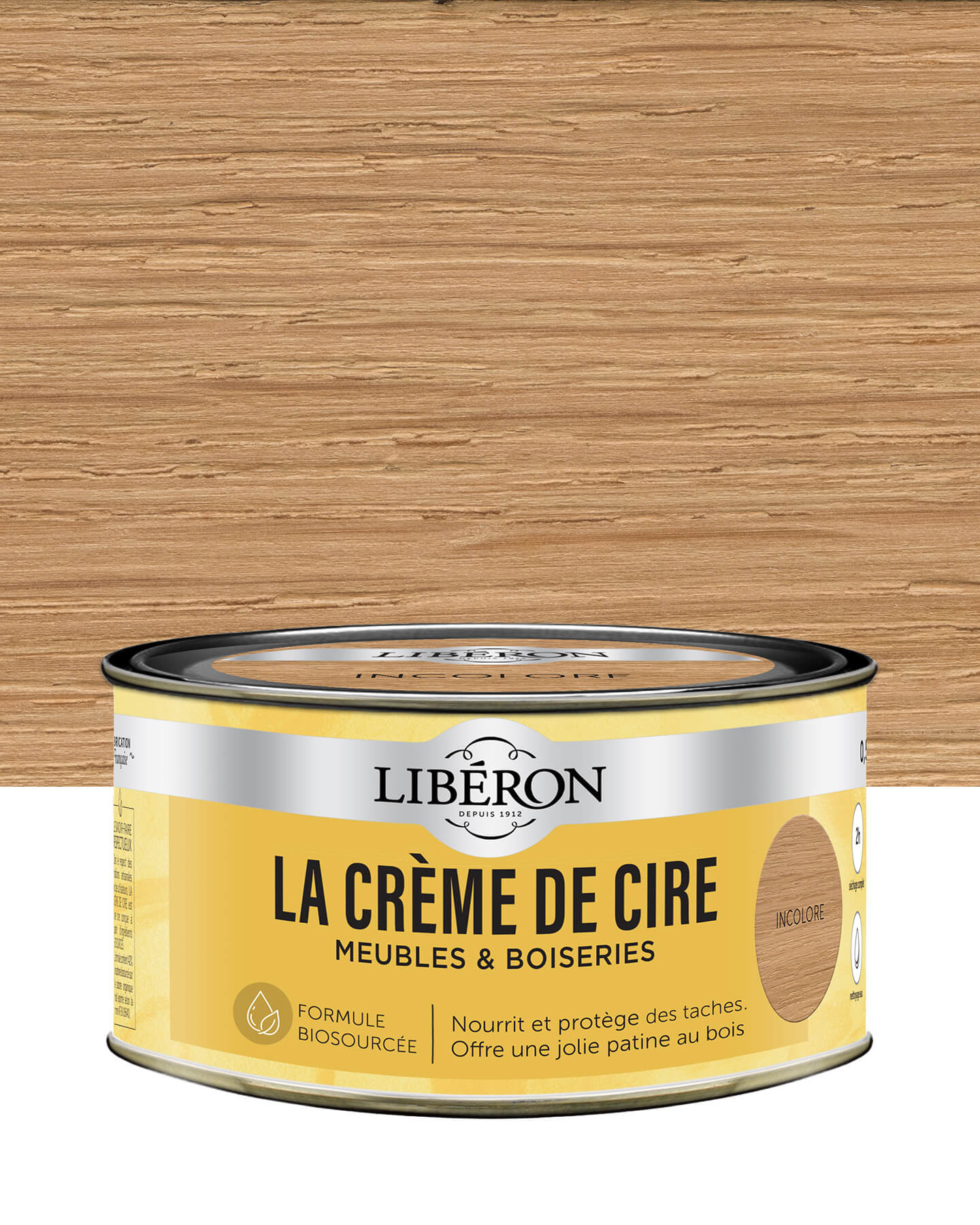 Pot de cire Libéron La Crème de Cire, teinte Incolore