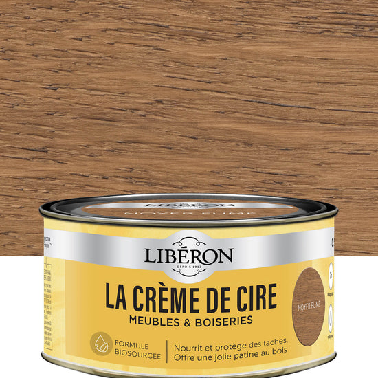 Pot de cire Libéron La Crème de Cire, teinte Noyer Fumé