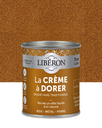Pot de cire Libéron La Crème à Dorer, teinte Chantilly