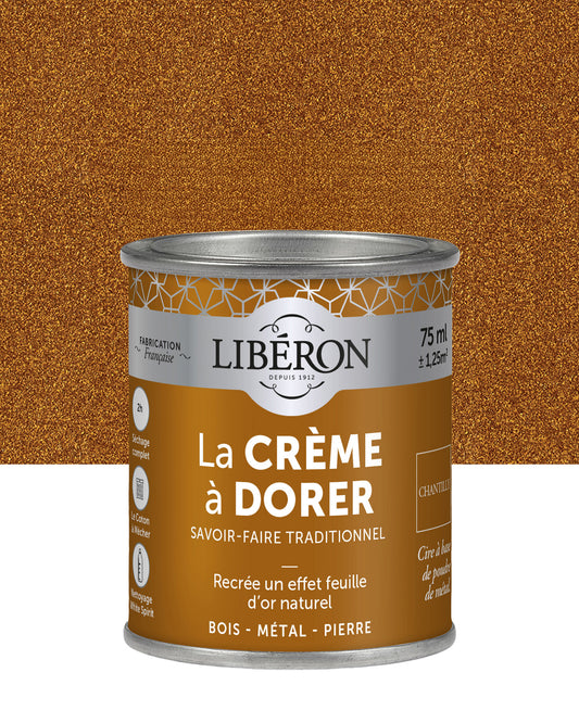Pot de cire Libéron La Crème à Dorer, teinte Chantilly