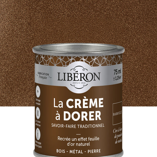 Pot de cire Libéron La Crème à Dorer, teinte Rambouillet