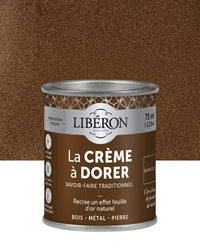Pot de cire Libéron La Crème à Dorer, teinte Rambouillet