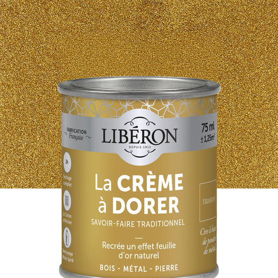 Pot de cire Libéron La Crème à Dorer, teinte Trianon