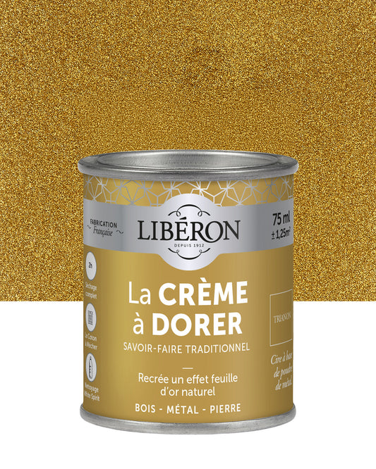 Pot de cire Libéron La Crème à Dorer, teinte Trianon