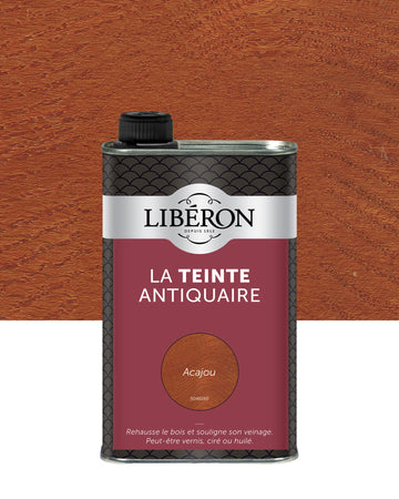 Pot de teinte Libéron La Teinte Antiquaire, teinte Acajou