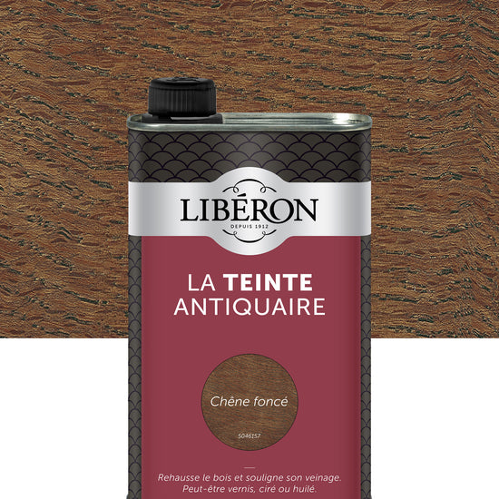 Pot de teinte Libéron La Teinte Antiquaire, teinte Chêne Foncé