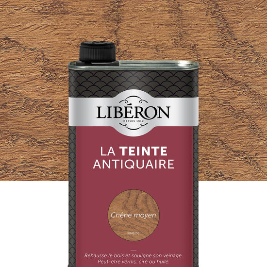 Pot de teinte Libéron La Teinte Antiquaire, teinte Chêne Moyen