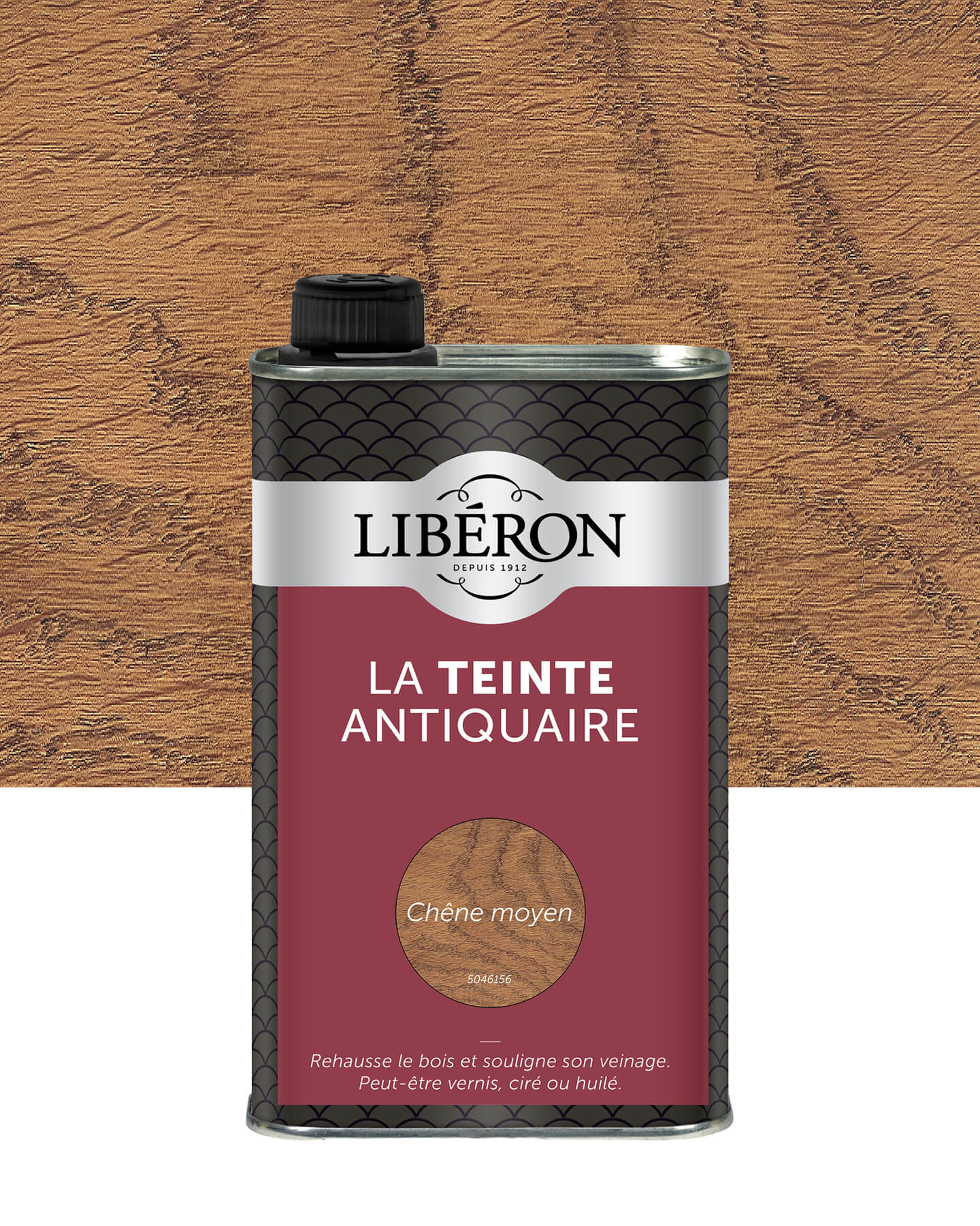 Pot de teinte Libéron La Teinte Antiquaire, teinte Chêne Moyen