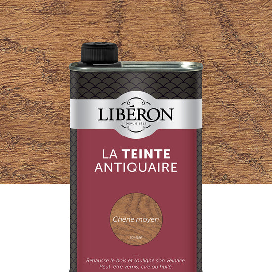 Pot de teinte Libéron La Teinte Antiquaire, teinte Chêne Moyen