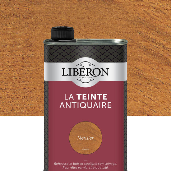 Pot de teinte Libéron La Teinte Antiquaire, teinte Merisier