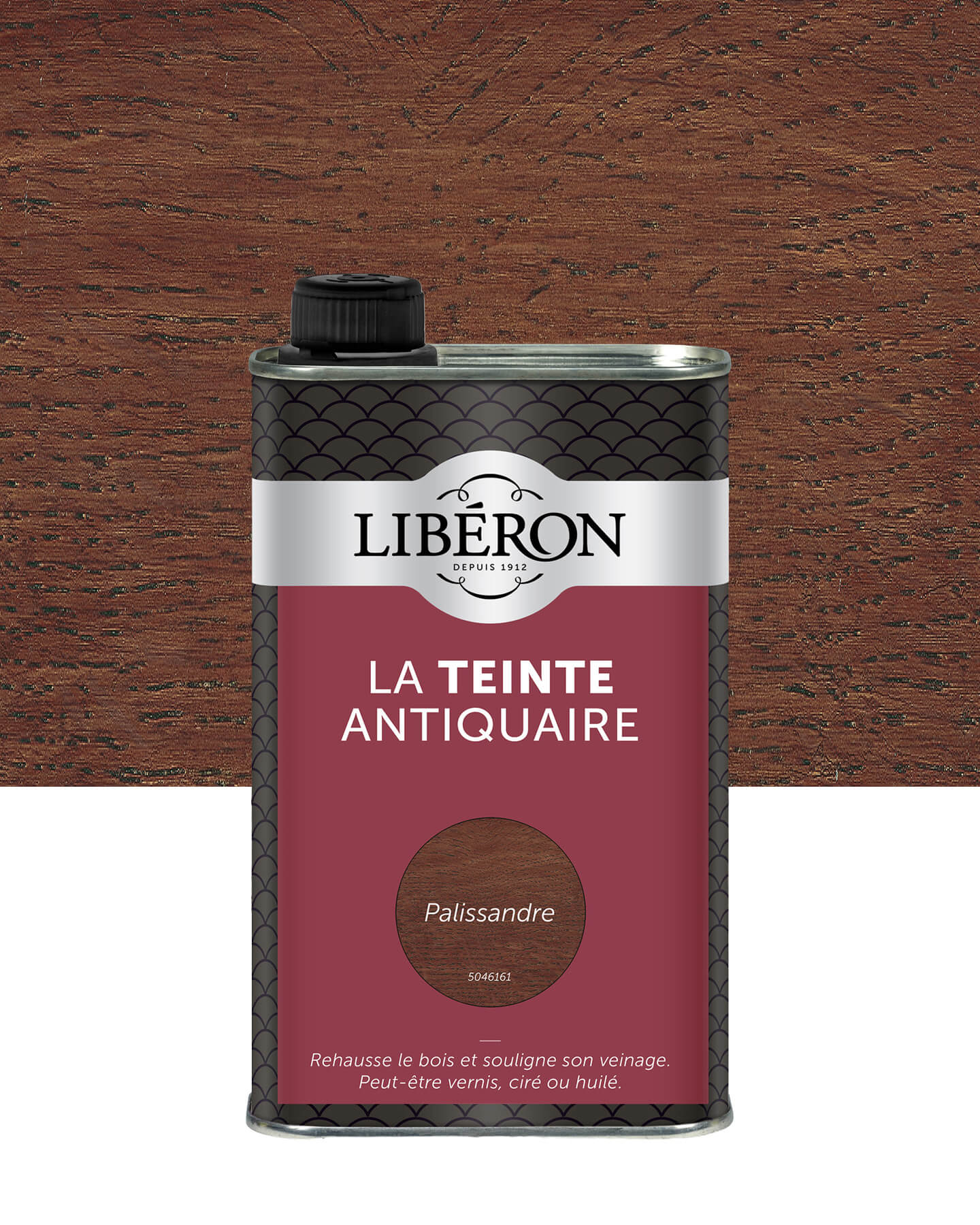 Pot de teinte Libéron La Teinte Antiquaire, teinte Palissandre
