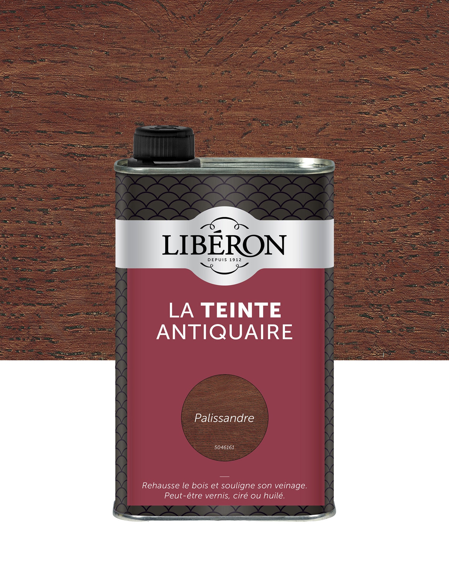 Pot de teinte Libéron La Teinte Antiquaire, teinte Palissandre