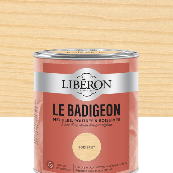 Pot de lasure intérieure Libéron Le Badigeon, teinte Bois Brut