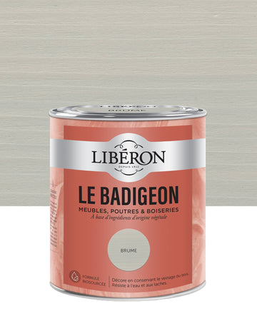Pot de lasure intérieure Libéron Le Badigeon, teinte Brume