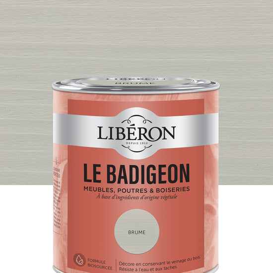 Pot de lasure intérieure Libéron Le Badigeon, teinte Brume