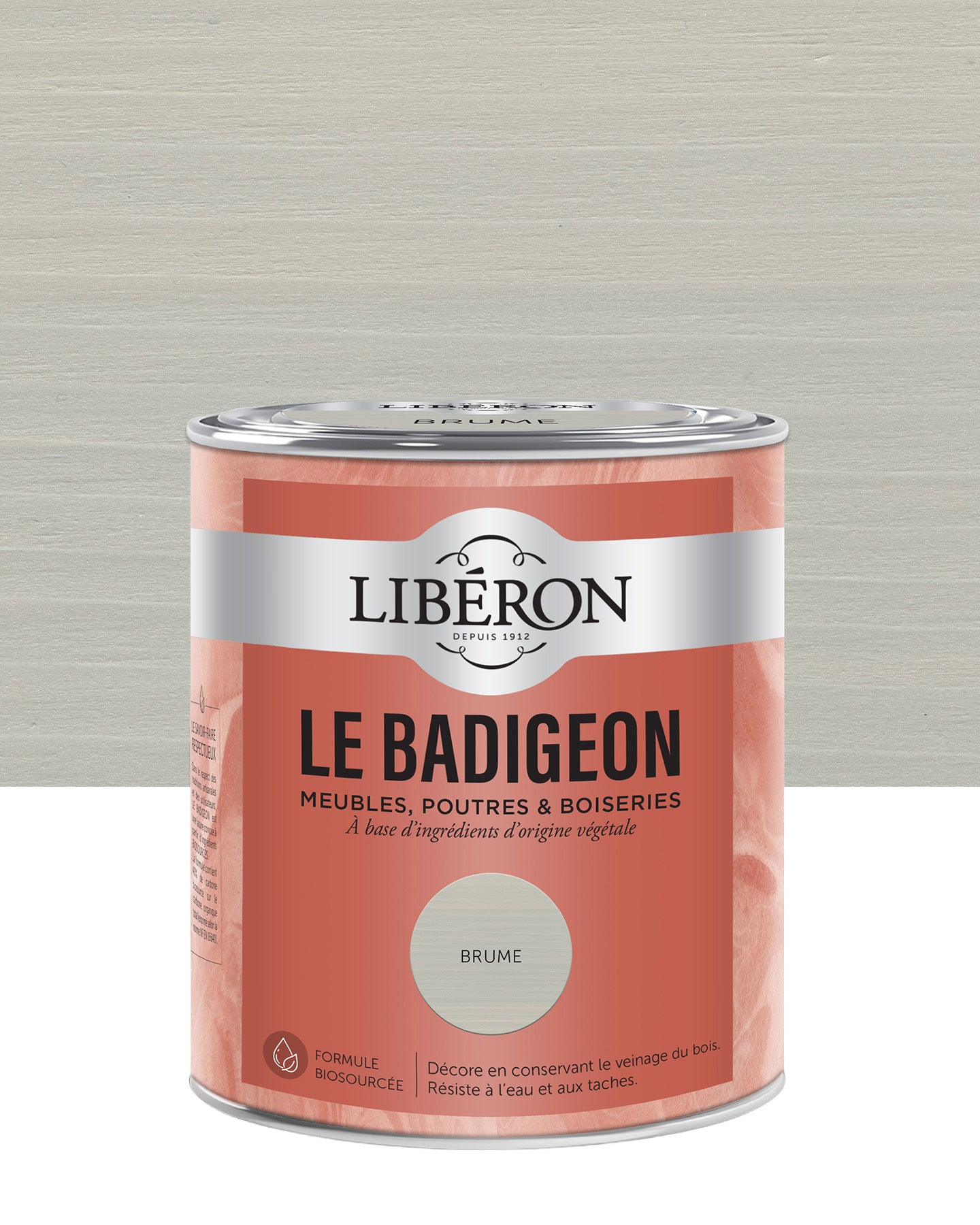 Pot de lasure intérieure Libéron Le Badigeon, teinte Brume