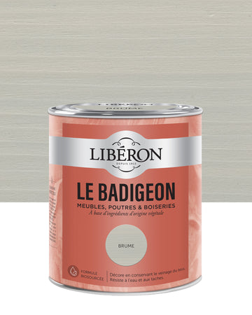 Pot de lasure intérieure Libéron Le Badigeon, teinte Brume