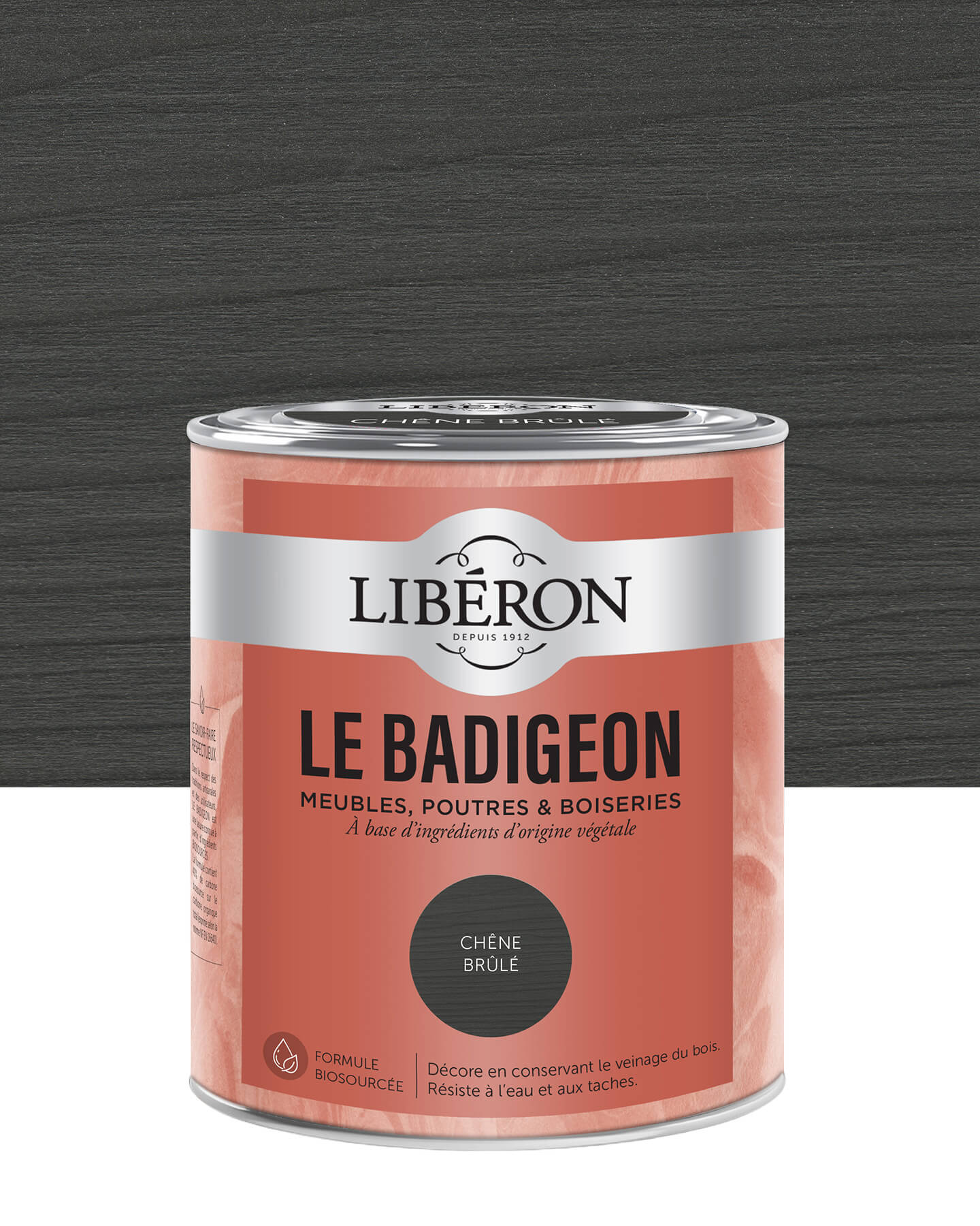 Pot de lasure intérieure Libéron Le Badigeon, teinte Chêne Brûlé
