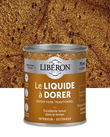Pot de vernis Libéron Le Liquide à Dorer, teinte Chantilly Brillant