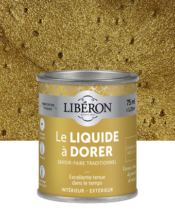 Pot de vernis Libéron Le Liquide à Dorer, teinte Compiègne Brillant
