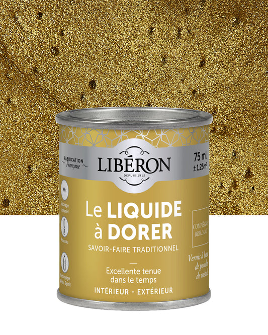 Pot de vernis Libéron Le Liquide à Dorer, teinte Compiègne Brillant