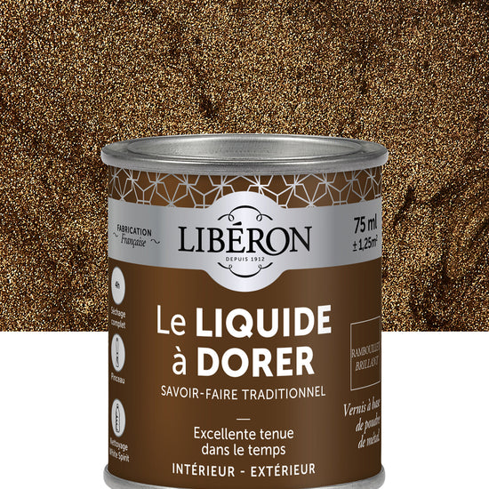 Pot de vernis Libéron Le Liquide à Dorer, teinte Rambouillet Brillant