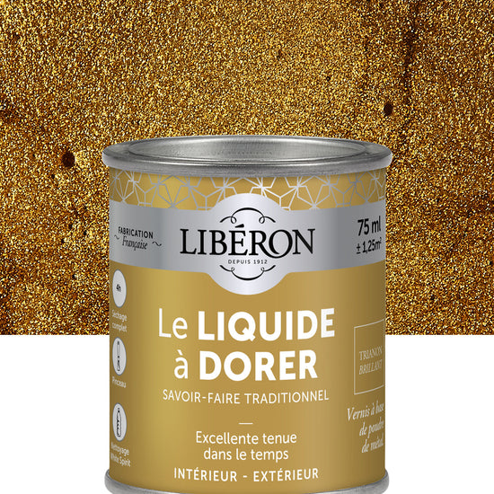 Pot de vernis Libéron Le Liquide à Dorer, teinte Trianon Brillant