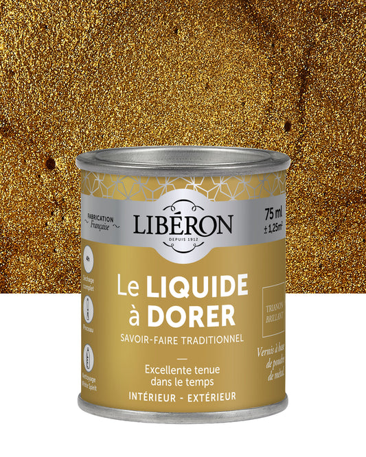 Pot de vernis Libéron Le Liquide à Dorer, teinte Trianon Brillant